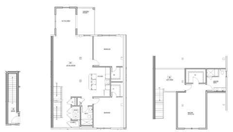Floor plan for 3 beds, 2 baths, 1897 sqft